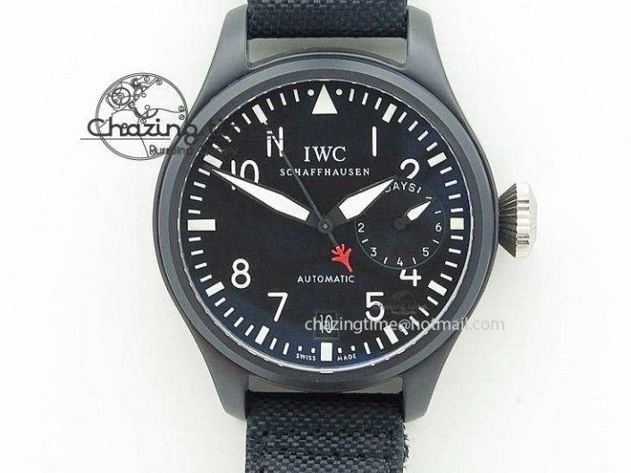 MIROTIME 0116 Fashionable Mark XVIII IW327002 V6F Best Edition White Dial On Black Leather Strap A 7312